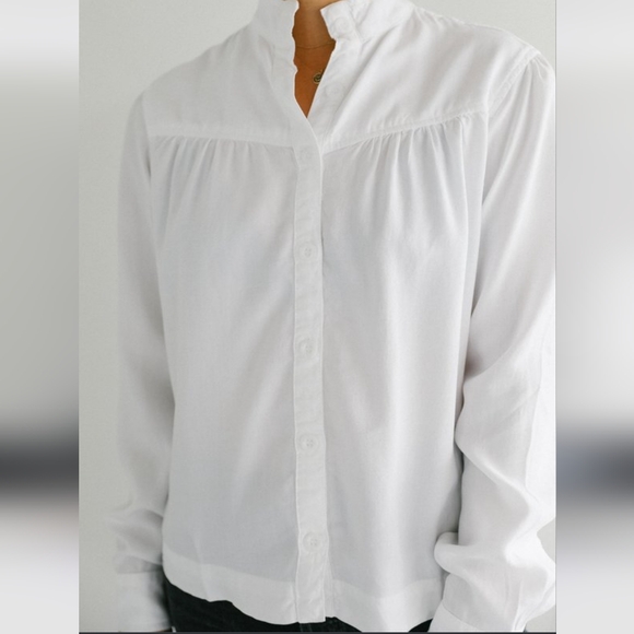 Bella Dahl white button-up blouse - Picture 2 of 13